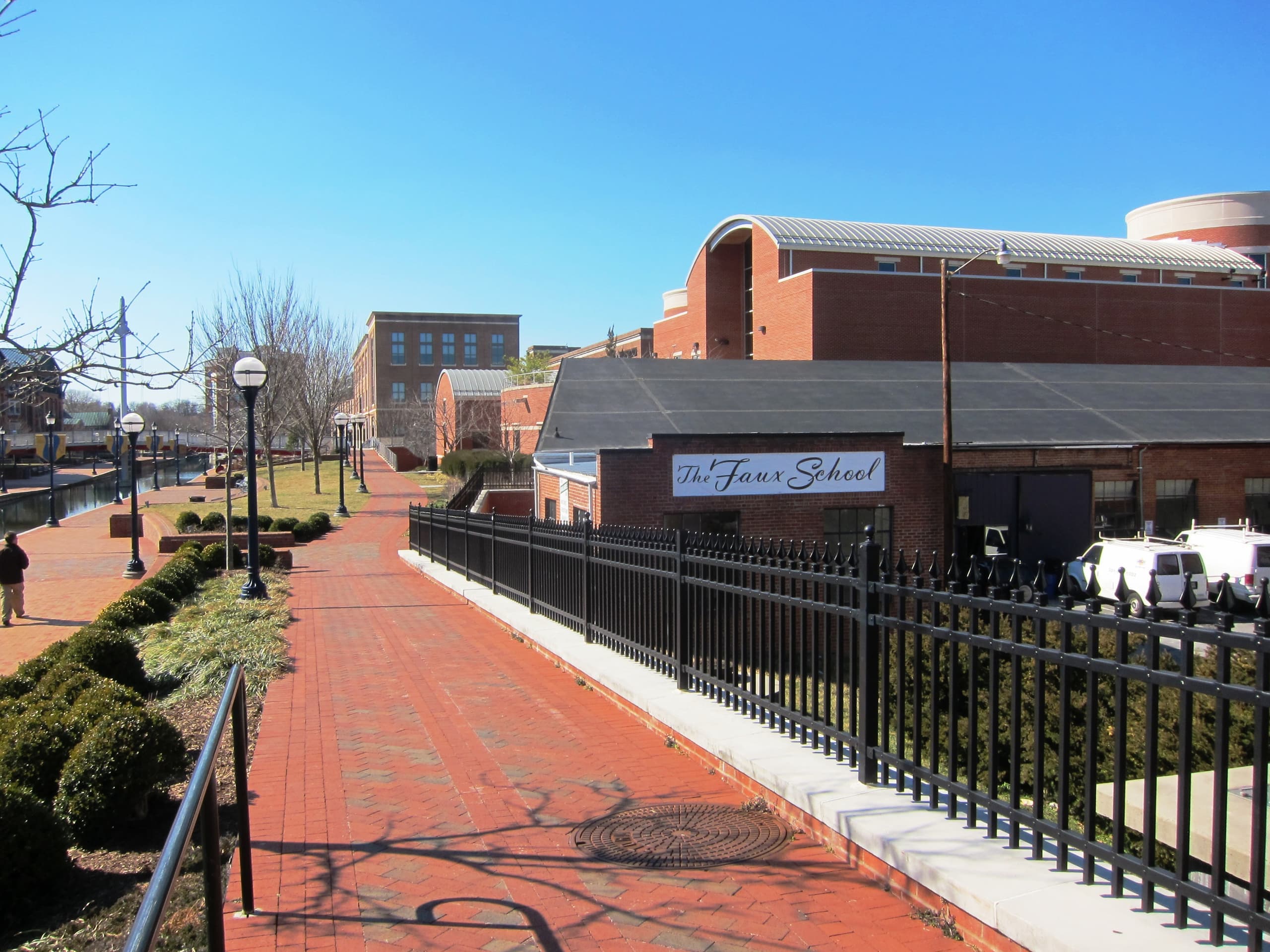 Carroll Creek area in Frederick, Maryland near Mosaic redevelopment